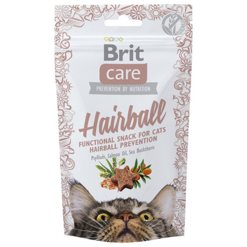 Brit Care snack pre mačky Hairball 50g Brit Care snack pre mačky Hairball 50g
