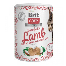 Brit Care snack pre mačky Superfruits jahňa 100g