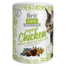 Brit Care snack pre mačky Superfruits kuracie 100g