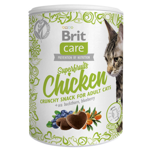 Brit Care snack pre mačky Superfruits kuracie 100g Brit Care snack pre mačky Superfruits kuracie 100g