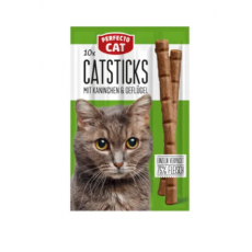 Perfecto Cat Tyčinky Králik a Hydina 10ks