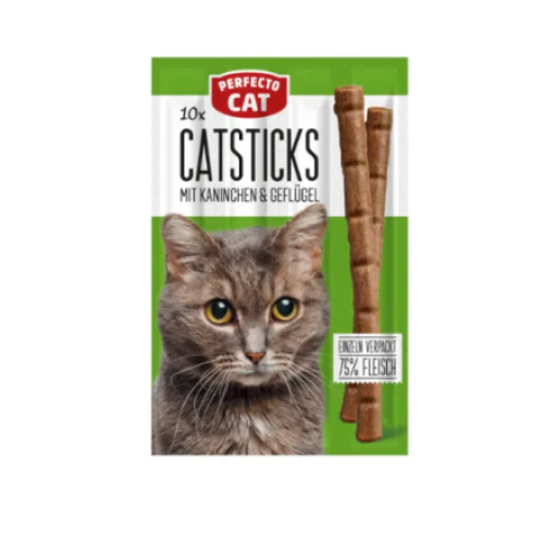 Perfecto Cat Tyčinky Králik a Hydina 10ks