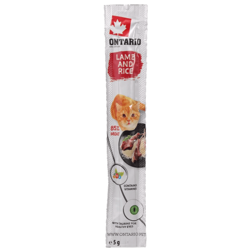 ONTARIO Stick for cats Lamb Rice 5g 