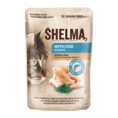 Shelma kapsička pre mačky s treskou 85 g