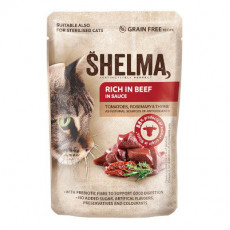Shelma kapsička pre mačky hovädzia 85 g