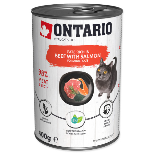 Ontario konzerva Beef with Salmon 400g Ontario konzerva Beef with Salmon 400g