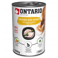 Ontario konzerva Chicken & Rabbit 400g