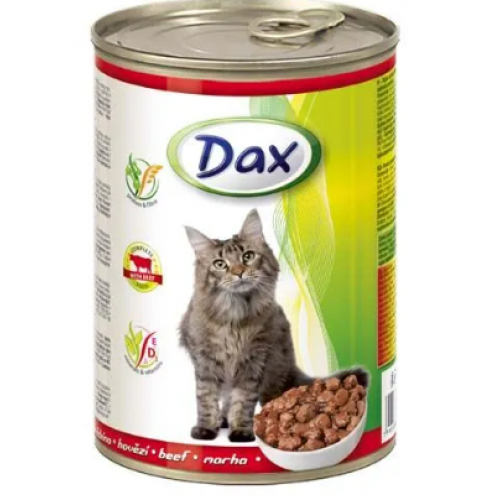 Dax konzerva pre mačku hovädzia 415g Dax konzerva pre mačku hovädzia 415g
