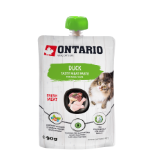 Ontario mäsová pasta pre mačky kačka 90 g