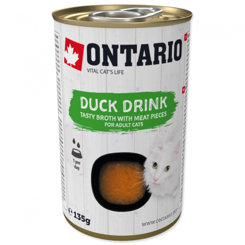 Ontario Cat Drink kačka 135 g Ontario Cat Drink kačka 135 g
