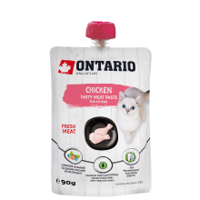 Ontario mäsová pasta pre mačiatka kura 90 g