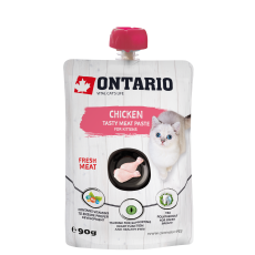 Ontario mäsová pasta pre mačiatka kura 90 g