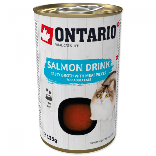 Ontario Cat Drink losos 135 g Ontario Cat Drink losos 135 g