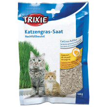 Tráva pre mačky - jemná náhradná náplň 100g