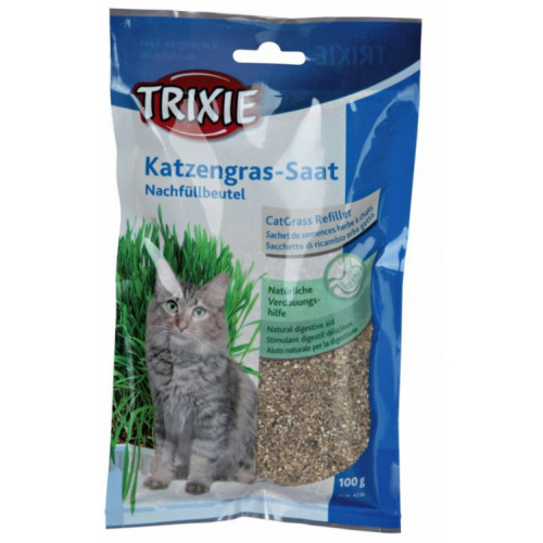 Tráva pre mačky - náhradná náplň 100g