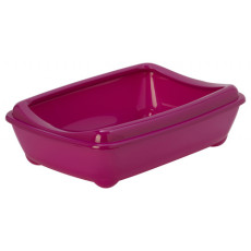 Toaleta MC Economy s okrajom 42x31x13cm ružová