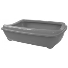 Toaleta MC Economy s okrajom 42x31x13cm šedá