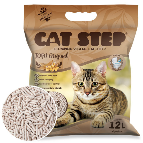 Cat Step Tofu Original 5,4kg 12l