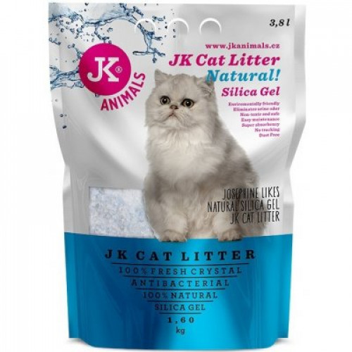 JK Litter Silica gel - natural 1,6kg/3,8 l JK Litter Silica gel - natural 1,6kg/3,8 l