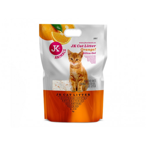 JK Litter Silica gel - orange 4,3kg JK Litter Silica gel - orange 4,3kg
