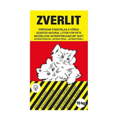 Zverlit červený - podstielka pre mačky hrubá s vôňou 10kg Zverlit červený - podstielka pre mačky hrubá s vôňou 10kg