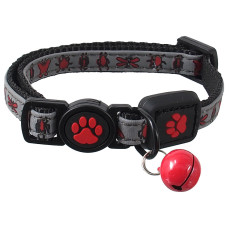 Obojok Active Cat Reflective XS červený 1x19-31 cm