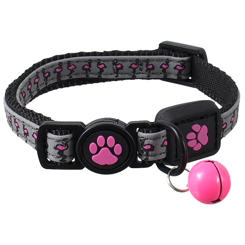 Obojok Active Cat Reflective XS ružový 1x19-31 cm Obojok Active Cat Reflective XS ružový 1x19-31 cm