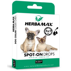Herba Max Spot-on kvapky pre psov a mačky 5x1 ml