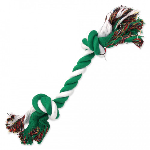 Bavlnený uzol zeleno-biely 30cm, 2knoty Bavlnený uzol zeleno-biely 30cm, 2knoty