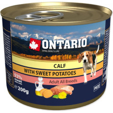 ONTARIO Mini Calf, Sweetpotato, Dandelion and linseed oil 200g