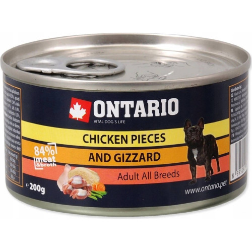 ONTARIO Chicken Pieces Gizzard 200g ONTARIO Chicken Pieces Gizzard 200g