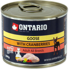 ONTARIO Mini Goose, Cranberries, Dandelion and linseed oil 200g