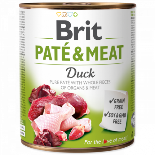 Brit Pate & Meat Duck 800g Brit Pate & Meat Duck 800g