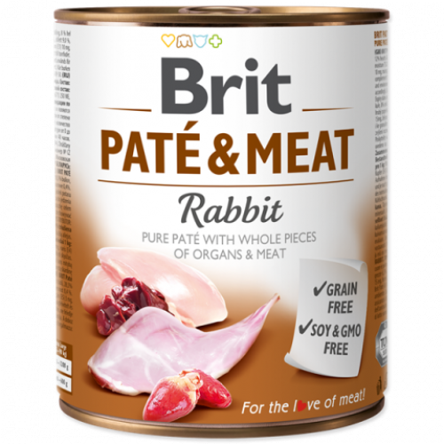 Brit Pate & Meat Rabbit 800g Brit Pate & Meat Rabbit 800g