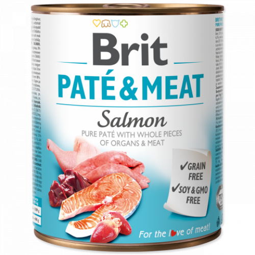 Brit Pate & Meat Salmon 800g Brit Pate & Meat Salmon 800g