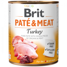 Brit Pate & Meat Turkey 800g
