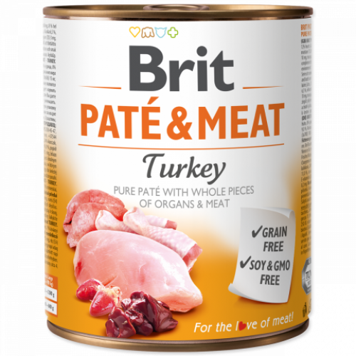 Brit Pate & Meat Turkey 800g Brit Pate & Meat Turkey 800g