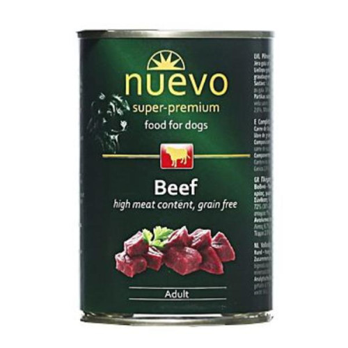 Nuevo konzerva pre psov Adult Beef 400g Nuevo konzerva pre psov Adult Beef 400g