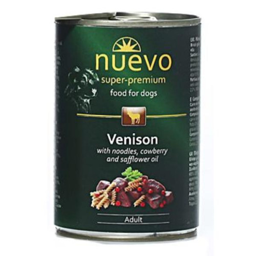 Nuevo konzerva pre psov Adult Venison 400g Nuevo konzerva pre psov Adult Venison 400g