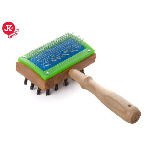 JK Obojstranná drevená kefa 16x9cm JK Obojstranná drevená kefa 16x9cm