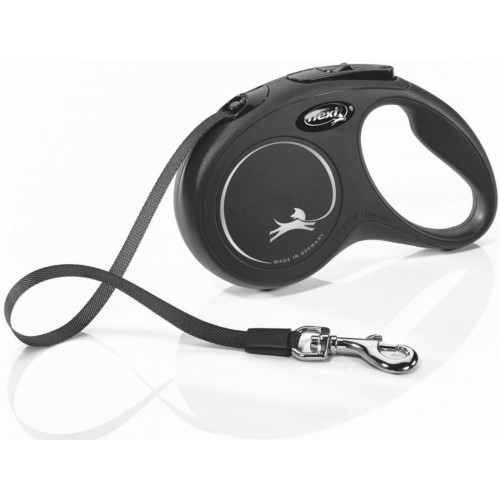 Flexi Vodítko Classic New páska XS 3m čierne