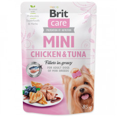 Brit Care Mini Chicken & Tuna fillets in gravy 85g
