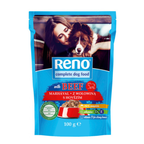 Reno kapsička pre psy - hovädzia 100g Reno kapsička pre psy - hovädzia 100g