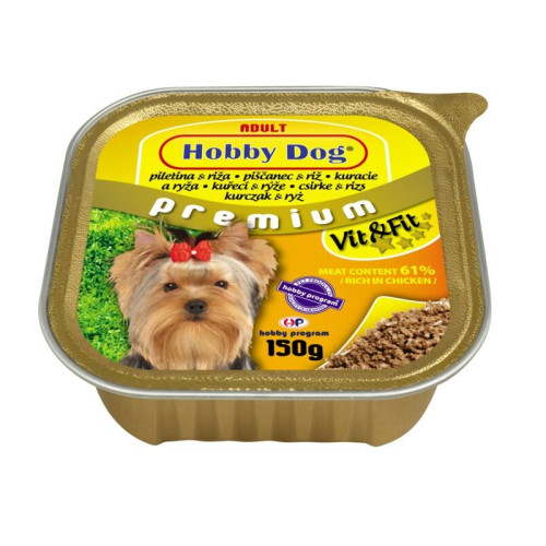 Hobby Dog - kuracie/ryža 150g Hobby Dog - kuracie/ryža 150g