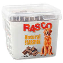Pochutka Rasco starStick natural 2,5cm 500g