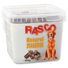 Pochutka Rasco starStick natural 2,5cm 500g