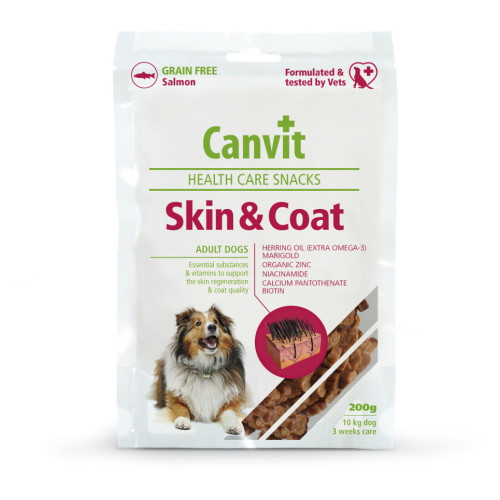 Canvit SKIN & COAT Health Care Snacks 200g Canvit SKIN & COAT Health Care Snacks 200g