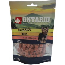ONTARIO Snack Duck Dice Small dog 70g 