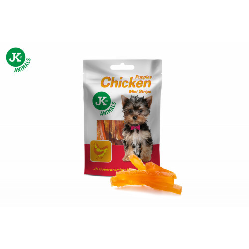 Kuracie mini pásiky pre šteňatá 50g Kuracie mini pásiky pre šteňatá 50g